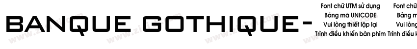 banque gothique字体转换